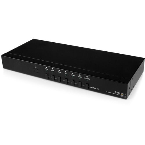 StarTech.com Multiple Video Input with Audio to HDMIÂ® Switcher - HDMI / VGA / Component - Share an HDMI display between multiple analog or digital video sources (e.g VGA, Component, S-Video, Composite, HDMI) - hdmi switcher - hdmi converter switcher - hd