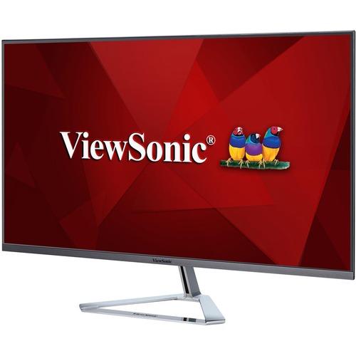 Viewsonic Ultra Slim VX3276-2K-MHD 32" WQHD LED LCD Monitor - 16:9 - Silver - 32" (812.80 mm) Class - 2560 x 1440 - 1.07 Billion Colors - 250 cd/m‚² - 4 ms - HDMI - DisplayPort - Speaker