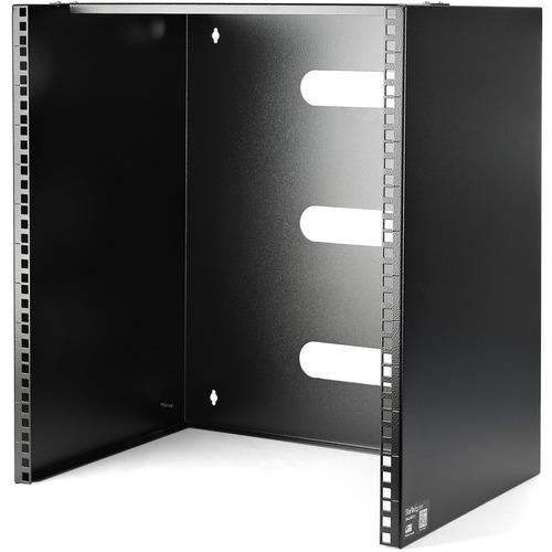 StarTech.com 12U 13.75 in Deep Wallmounting Bracket for Patch Panel - Wallmount Bracket - Wall mount equipment that is up to 13.75in deep for patch panels or network switches to your wall - 12U - Works with shallow rack-mount equipment like patch panels
