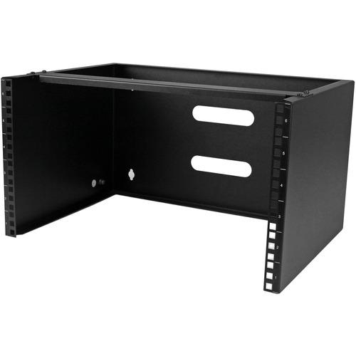 StarTech.com 6U 13.78 n Deep Wallmounting Bracket for Patch Panel - Mount networking equipment and shallow rackmount devices with this 6U wall-mountable rack - wall mounting bracket - wall mount bracket - wall mount bracket - wall rack mount - wall serve