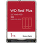 Western Digital Red WD10JFCX 1 TB Hard Drive - 2.5" Internal - SATA (SATA/600) - Conventional Magnetic Recording (CMR) Method - Storage System Device Supported - 5400rpm - 180 TB TBW - 3 Year Warranty - PuriLite