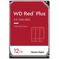 Western Digital WD Red Plus WD120EFBX 12 TB Hard Drive - 3.5" Internal - SATA (SATA/600) - Conventional Magnetic Recording (CMR) Method - 7200rpm - 180 TB TBW - 3 Year Warranty