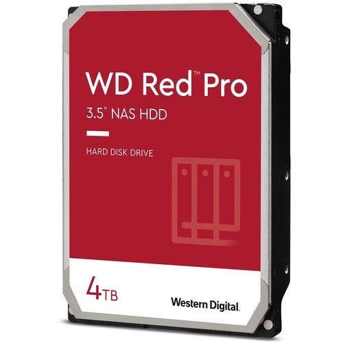 Western Digital WD Red Pro WD4003FFBX 4 TB Hard Drive - 3.5" Internal - SATA (SATA/600) - Storage System Device Supported - 7200rpm - 300 TB TBW - 5 Year Warranty