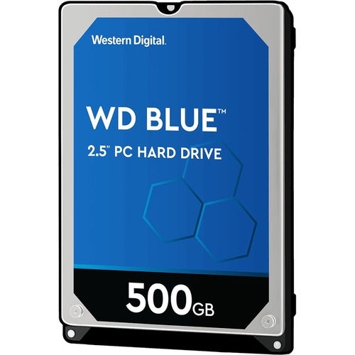 Western Digital WD Blue WD5000LQVX 500 GB Hard Drive - 3.5" Internal - SATA (SATA/600) - Notebook, All-in-One PC, Desktop PC, Gaming Console Device Supported - 7200rpm