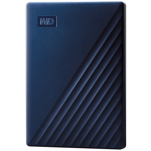 Western Digital WD My Passport for Mac WDBA2D0020BBL 2 TB Portable Hard Drive - 2.5" External - Midnight Blue - USB 3.2 - 256-bit Encryption Standard