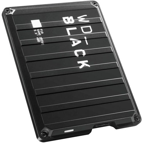 Western Digital WD Black P10 WDBA2W0020BBK 2 TB Portable Hard Drive - 2.5" External - Black - Gaming Console, Desktop PC Device Supported - USB 3.2 - 3 Year Warranty - Retail