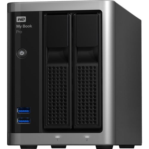 Western Digital WD My Book Pro 6TB Dual-drive, High-speed Tbolt2, Mac OS X RAID Storage - Intel Xeon Dual-core (2 Core) - 6 TB Installed HDD Capacity - 4 GB RAM - RAID Supported 0, 1, JBOD - 2 x Total Bays - Gigabit Ethernet - 2 USB Port(s) - 2 USB 3.0 P