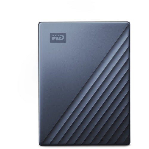 Western Digital WD My Passport Ultra WDBFTM0040BBL 4 TB Portable Hard Drive - External - Blue - USB 3.0 - 256-bit Encryption Standard - 3 Year Warranty