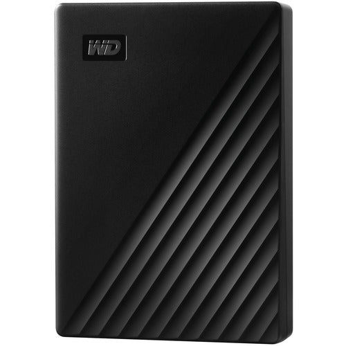 Western Digital WD My Passport WDBPKJ0050BBK-WESN 5 TB Portable Hard Drive - External - Black - USB 3.0 - 256-bit Encryption Standard - 3 Year Warranty - Retail