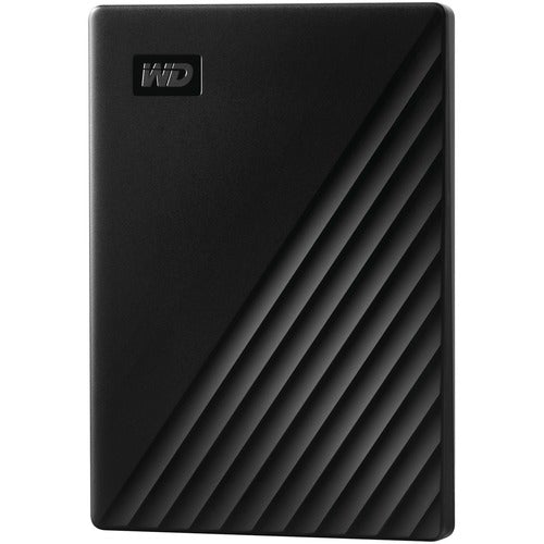 Western Digital WD My Passport 2 TB Portable Hard Drive - External - Black - USB 3.2 - 256-bit Encryption Standard