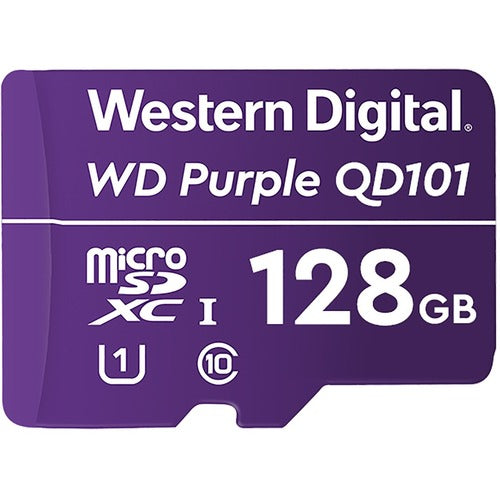 Western Digital Purple 128 GB microSDXC - 3 Year Warranty - PuriLite