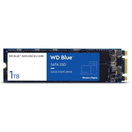 Western Digital WD Blue 3D NAND 1TB PC SSD - SATA III 6 Gb/s M.2 2280 Solid State Drive - 560 MB/s Maximum Read Transfer Rate - 5 Year Warranty