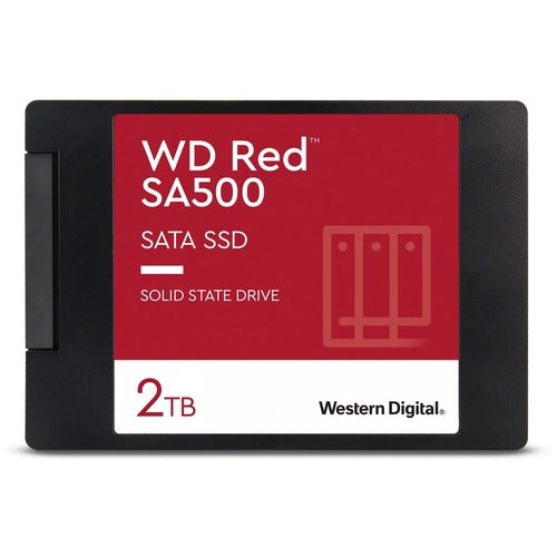 Western Digital WD Red WDS200T1R0A 2 TB Solid State Drive - 2.5" Internal - SATA (SATA/600) - 1300 TB TBW - 560 MB/s Maximum Read Transfer Rate - 5 Year Warranty