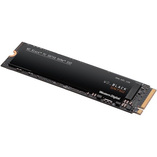 Western Digital WD Black SN750 WDS200T3X0C 2 TB Solid State Drive - M.2 2280 Internal - PCI Express (PCI Express 3.0 x4) - 1200 TB TBW - 3400 MB/s Maximum Read Transfer Rate - 5 Year Warranty - PuriLite