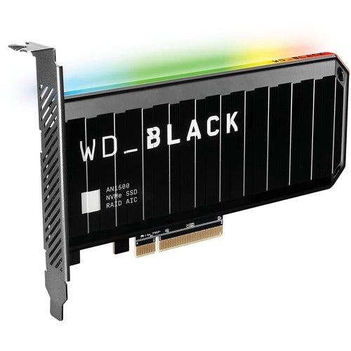 Western Digital WD Black AN1500 WDS400T1X0L 4 TB Solid State Drive - Plug-in Card Internal - PCI Express NVMe (PCI Express NVMe 3.0 x8) - 6500 MB/s Maximum Read Transfer Rate - 5 Year Warranty