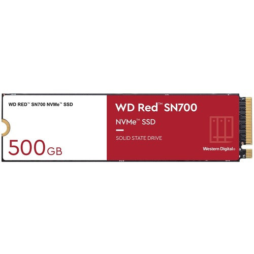 Western Digital Red S700 WDS500G1R0C 500 GB Solid State Drive - M.2 2280 Internal - PCI Express NVMe (PCI Express NVMe 3.0 x4) - Storage System Device Supported - 1000 TB TBW - 3430 MB/s Maximum Read Transfer Rate - 5 Year Warranty - PuriLite