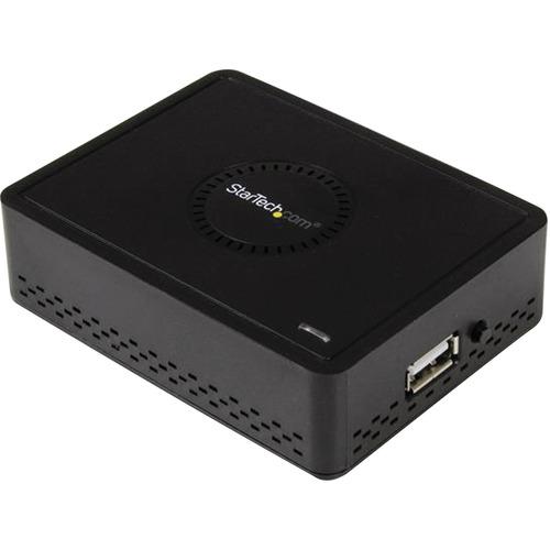 StarTech.com Wireless Display Adapter with HDMI - Miracast and WiDi Adapter - 1080p - 1 Output Device - 1 x Network (RJ-45) - 1 x USB - 1 x HDMI Out - Full HD - 1920 x 1080 - Wireless LAN - IEEE 802.11n - TAA Compliant