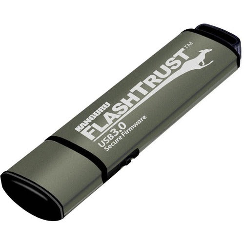 Kanguru Solutions Kanguru FlashTrust? USB3.0 Flash Drive with Physical Write Protect Switch, 64G - 64 GB - USB 3.0 - 230 MB/s Read Speed - 85 MB/s Write Speed - 3 Year Warranty - TAA Compliant