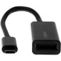 Rocstor Premium USB-C to DP Adapter 6" Adapter Converter - 6" DisplayPort/USB Video/Data Transfer Cable for Projector, Chromebook, Monitor, Notebook, MacBook, MacBook Pro, HDTV, Tablet - First End: 1 x Type C Male USB - Second End: 1 x DisplayPort Female