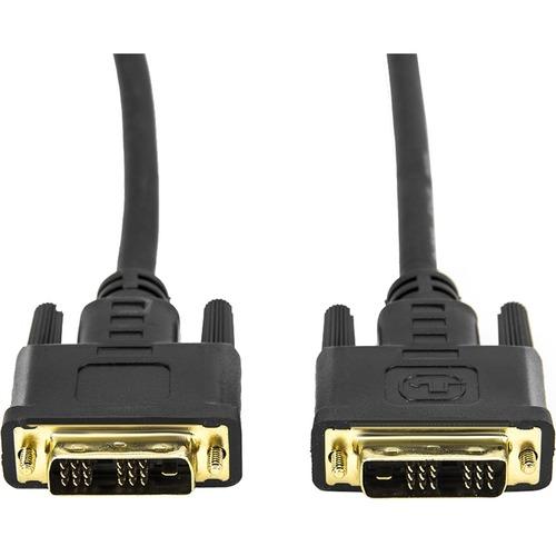 Rocstor 6 ft DVI-D Single Link Cable - M/M - 6 ft DVI-D Video Cable for Notebook, Monitor, Projector, Video Device - First End: 1 x DVI-D (Single-Link) Male Digital Video - Second End: 1 x DVI-D (Single-Link) Male Digital Video - 5 Gbit/s - Supports up t