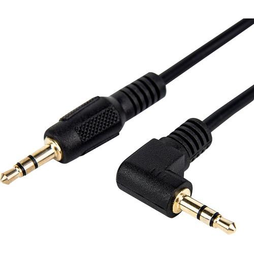 Rocstor Premium 1 ft Slim 3.5mm Stereo Audio Cable - M/M - 11.8" Mini-phone Audio Cable for Audio Device, Smartphone, Tablet, MP3 Player, Speaker, iPod, iPhone, Headphone - First End: 1 x Mini-phone Male Stereo Audio - Second End: 1 x Mini-phone Male Ste