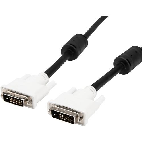 Rocstor 3 ft DVI-D Dual Link Cable - M/M - 3 ft DVI-D Video Cable for Projector, Monitor, Computer, Notebook - DVI-D (Dual-Link) Male Digital Audio/Video - DVI-D (Dual-Link) Male Digital Audio/Video - 9.9 Gbit/s - Supports up to 2560 x 1600 - Black