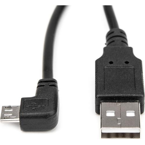 Rocstor USB Cable - 3 ft USB Data Transfer Cable for Digital Camera, Smartphone, PDA, Tablet PC, GPS - USB Type A Male USB - USB Type B Male Micro USB - Black