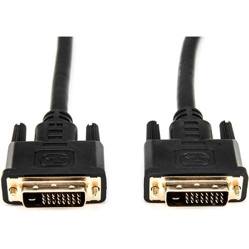 Rocstor DVI-D Dual Link Display Cable (m/m) Black - 10 ft DVI-D Video Cable for TV, Projector, Monitor, Video Device, PC, MAC - First End: 1 x DVI-D (Dual-Link) Digital Video - Second End: 1 x DVI-D (Dual-Link) Digital Video - 9.9 Gbit/s - Supports up to