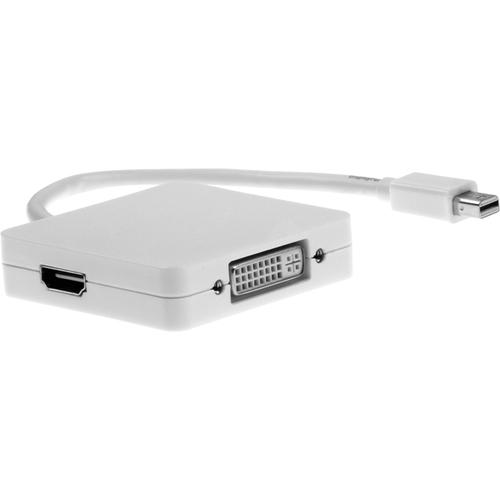 Rocstor Mini Displayport to HDMI Adapter - 5.9" DVI-D/HDMI/Mini-DVI A/V Cable for Audio/Video Device, Notebook, Monitor, Projector, Satellite Receiver, MacBook, MacBook Air, MacBook Pro, iMac, Mac mini, Mac Pro - First End: 1 x DisplayPort Female Digital