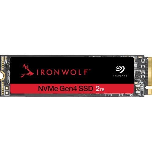 Seagate IronWolf 525 ZP2000NM3A002 2 TB Solid State Drive - M.2 Internal - PCI Express NVMe (PCI Express NVMe 4.0 x4) - Desktop PC, Workstation Device Supported - Retail