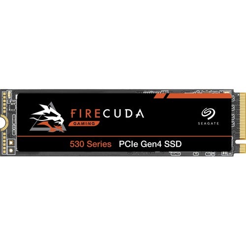 Seagate FireCuda 530 ZP4000GM3A013 4 TB Solid State Drive - M.2 2280 Internal - PCI Express NVMe (PCI Express NVMe 4.0 x4) - Black - 5222.40 TB TBW - 7300 MB/s Maximum Read Transfer Rate - 5 Year Warranty - PuriLite