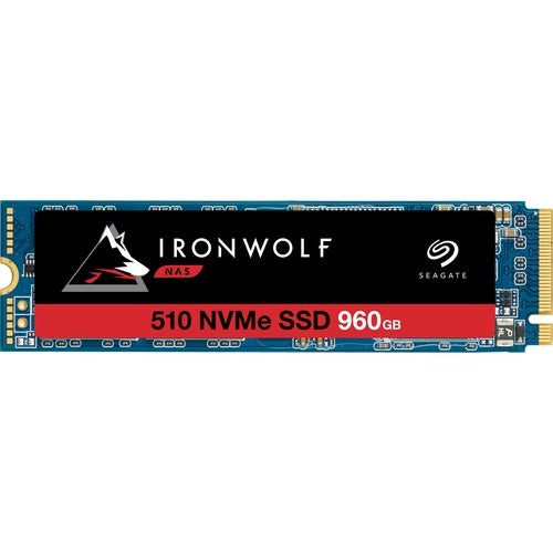 Seagate IronWolf 510 ZP960NM30011 960 GB Solid State Drive - M.2 2280 Internal - PCI Express NVMe (PCI Express NVMe 3.0 x4) - Conventional Magnetic Recording (CMR) Method - PuriLite